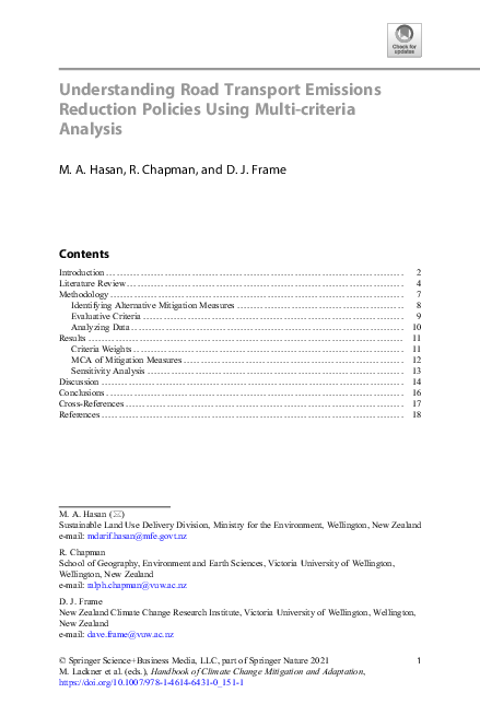 (PDF) Understanding Road Transport Emissions Reduction Policies Using ...