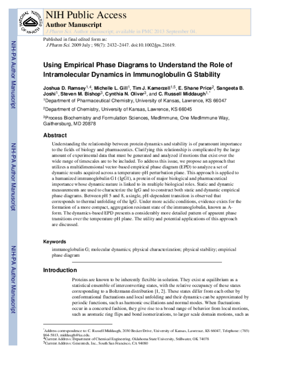 (PDF) Using empirical phase diagrams to understand the role of ...