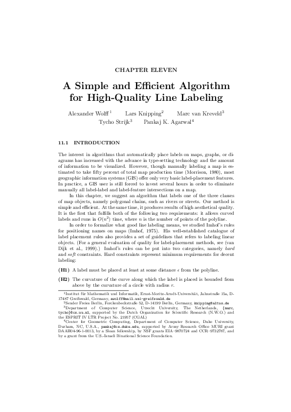 (PDF) A simple and efficient algorithm for high-quality line labelling