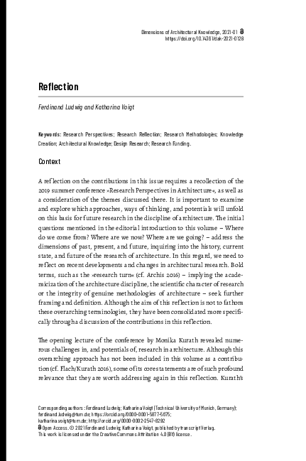(PDF) Reflection