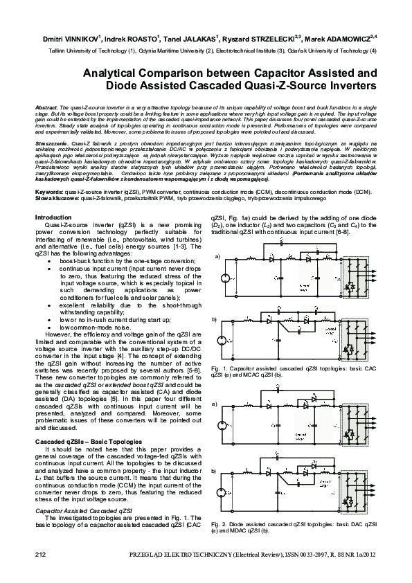 (PDF) Analytical Comparison between Capacitor Assisted and Diode ...