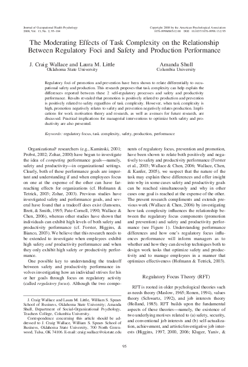 (PDF) The moderating effects of task complexity on the relationship ...