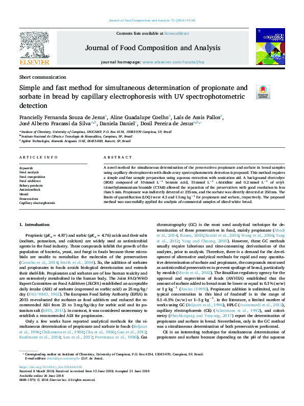 (PDF) Simple and fast method for simultaneous determination of ...