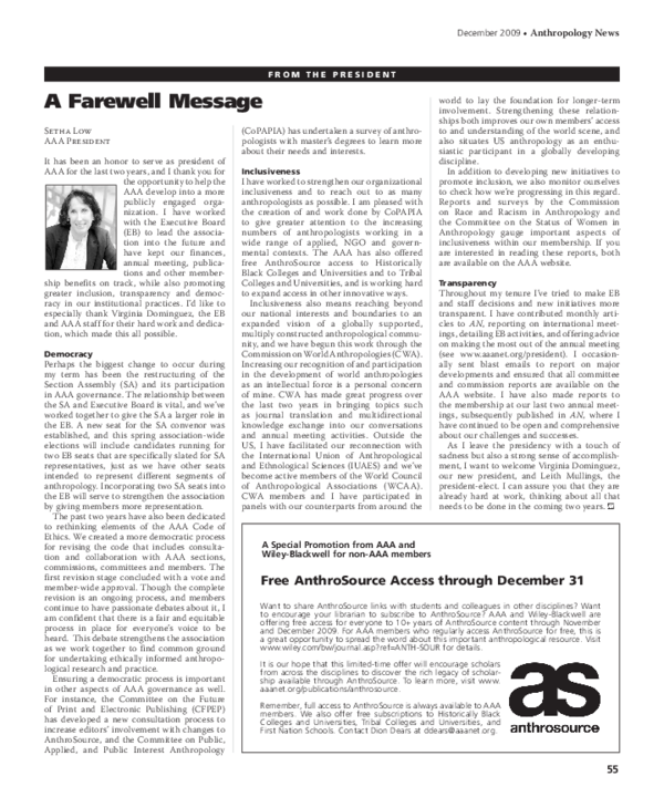 (PDF) A Farewell Message