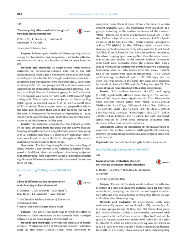 (PDF) Macrostructural evaluation of a new selfetching composite
