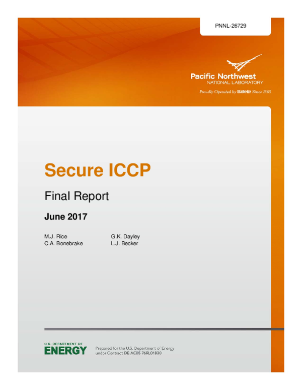 (PDF) Secure ICCP Final Report