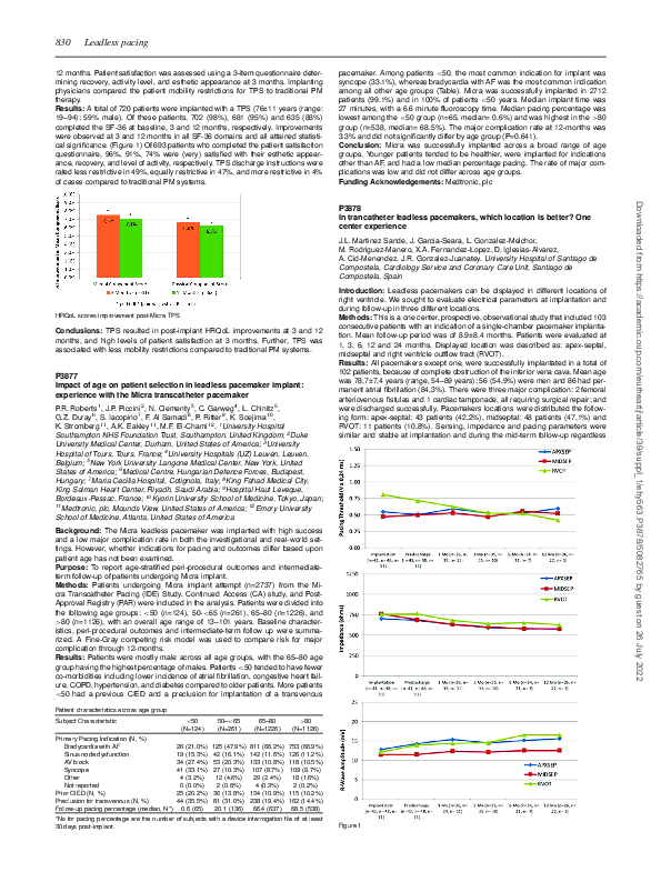 (PDF) P3878In trancatheter leadless pacemakers, which location is ...