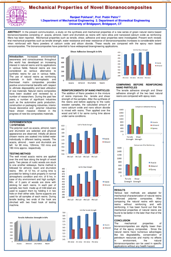 (PDF) Mechanical Properties of Novel Bionanocomposites