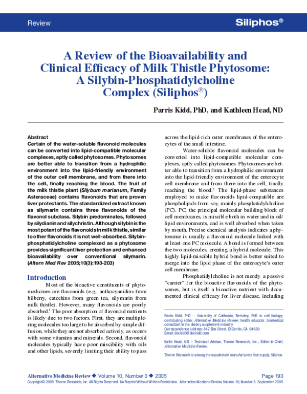 (PDF) A review of the bioavailability and clinical efficacy of milk ...