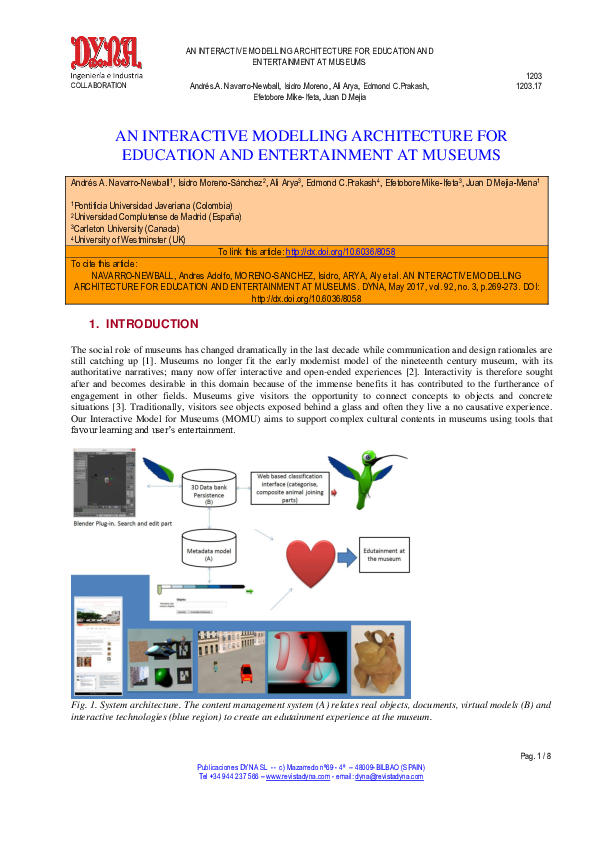 (PDF) AN INTERACTIVE MODELLING ARCHITECTURE FOR EDUCATION AND ...