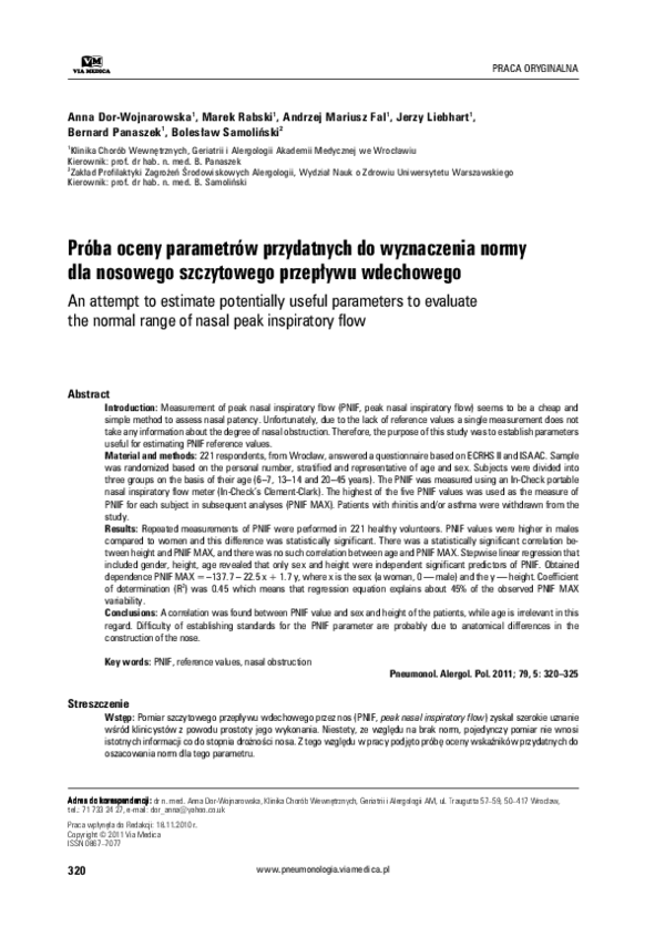 (PDF) An attempt to estimate parameters useful for establishing a