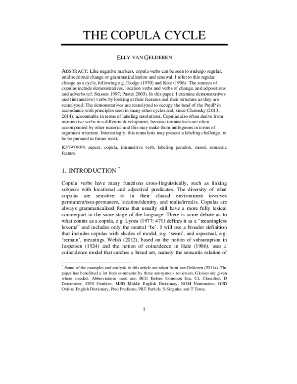 (PDF) The copula cycle