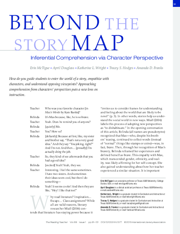 (PDF) Beyond the Story Map