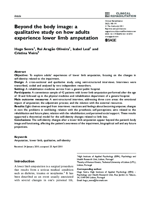 (PDF) Beyond the body image: a qualitative study on how adults ...
