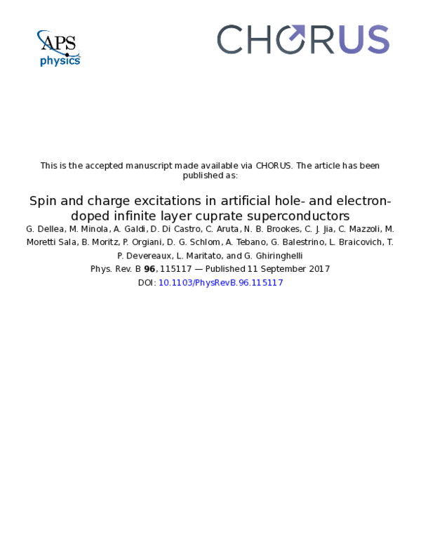 (PDF) Spin and charge excitations in artificial hole- and electron ...