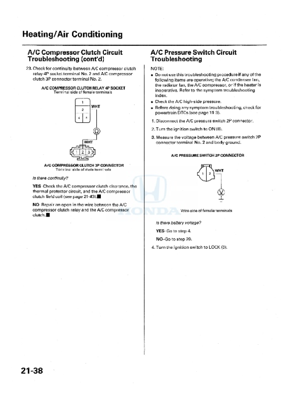 (PDF) AC Pressure Switch Troubleshooting