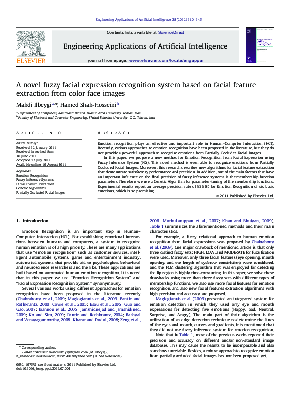 (PDF) A novel fuzzy facial expression recognition system based on ...