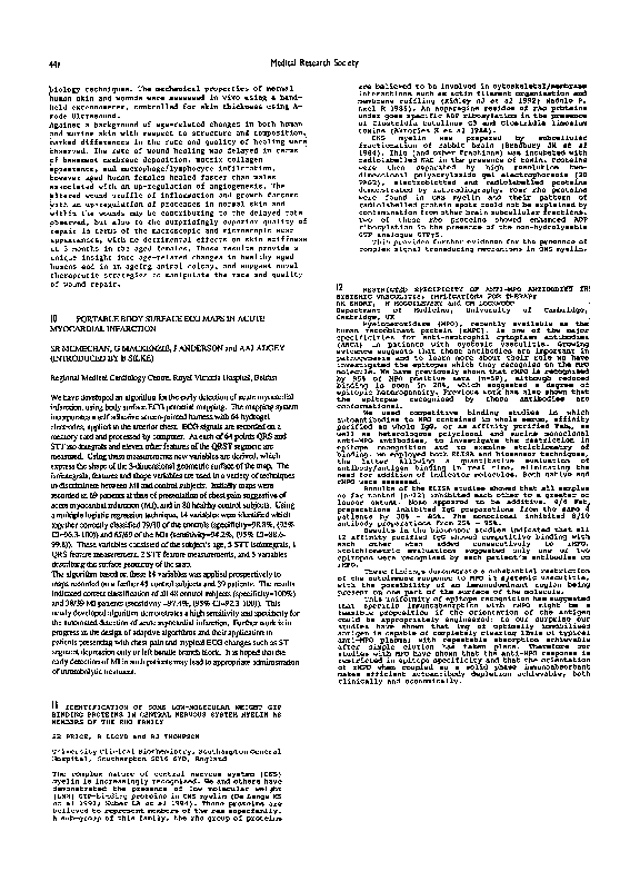 (PDF) Portable Body Surface Ecg Maps IN Acute Myocardial Infarction