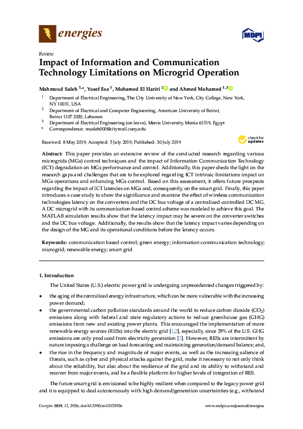 (PDF) Impact of Information and Communication Technology Limitations on ...
