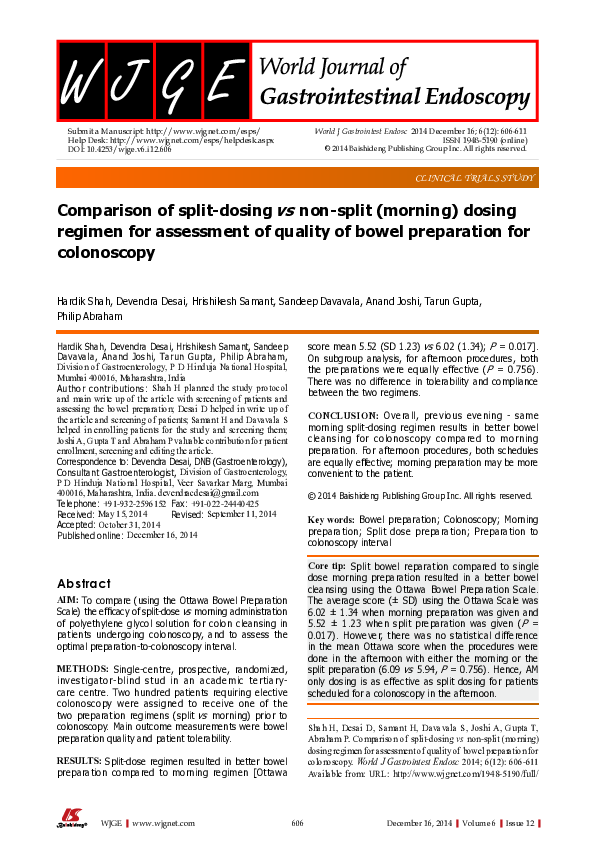 (PDF) Comparison of split-dosing vs non-split (morning) dosing regimen ...