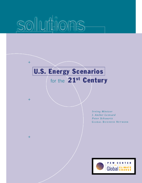 (PDF) U.S. Energy Scenarios for the 21st Century