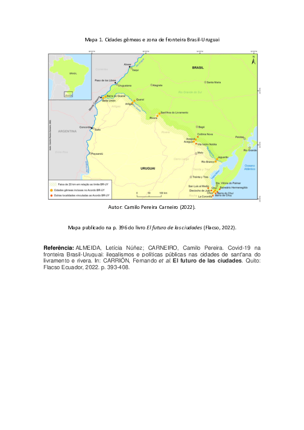 (PDF) Mapa das cidades gêmeas e da zona de fronteira BrasilUruguai Camilo Pereira Carneiro F (PDF) Mapa das cidades gêmeas e da zona de fronteira BrasilUruguai Camilo Pereira Carneiro F