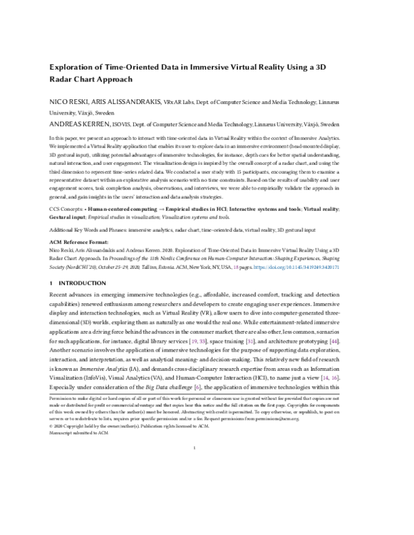 (PDF) Exploration of Time-Oriented Data in Immersive Virtual Reality ...