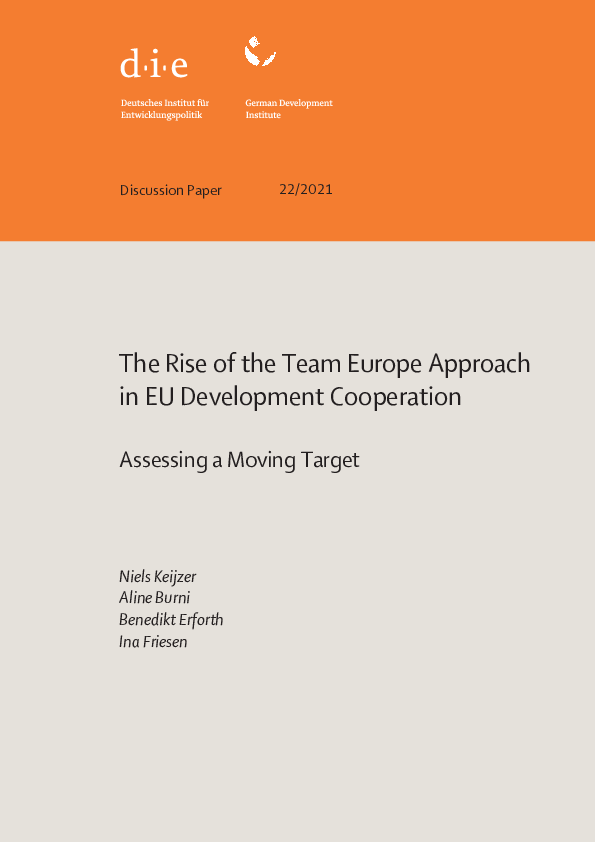 (PDF) The rise of the Team Europe approach in EU development ...