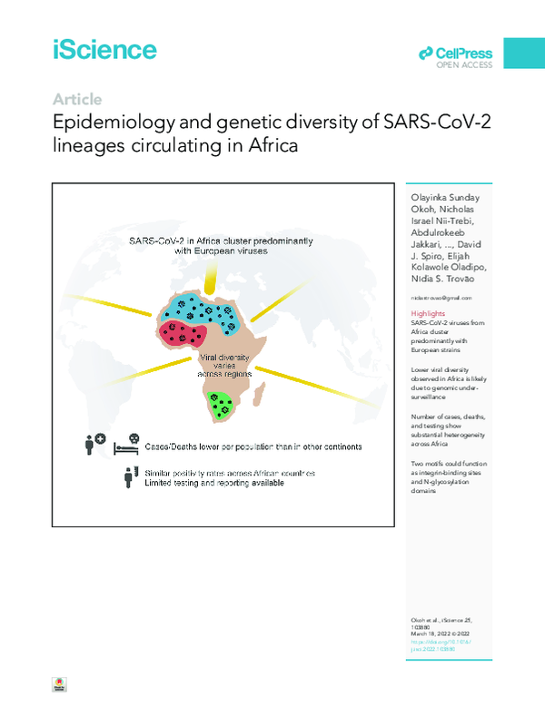 (PDF) Epidemiology and genetic diversity of SARS CoV | Tajudeen O ...