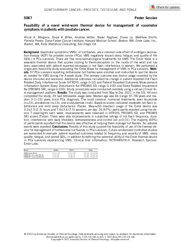(PDF) Feasibility of a novel wrist-worn thermal device for management ...