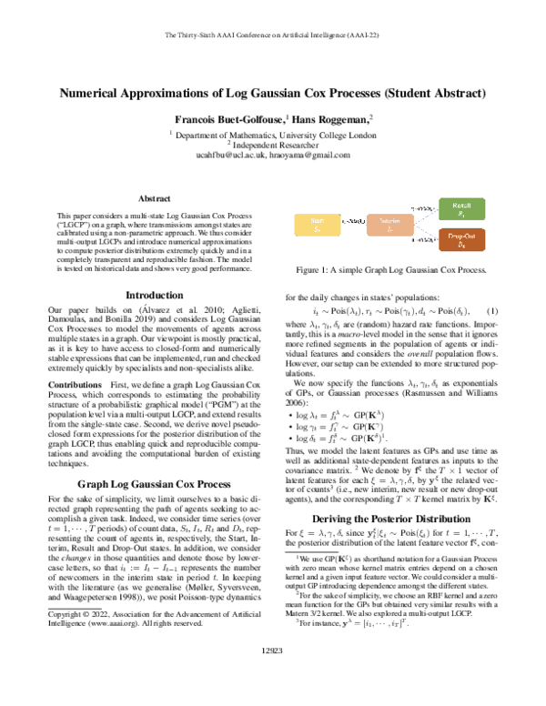 (PDF) Numerical Approximations of Log Gaussian Cox Process (Student ...