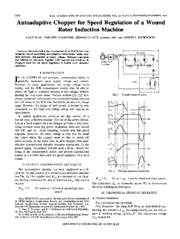 (PDF) Autoadaptive Chopper for Speed Regulation of a Wound Rotor ...