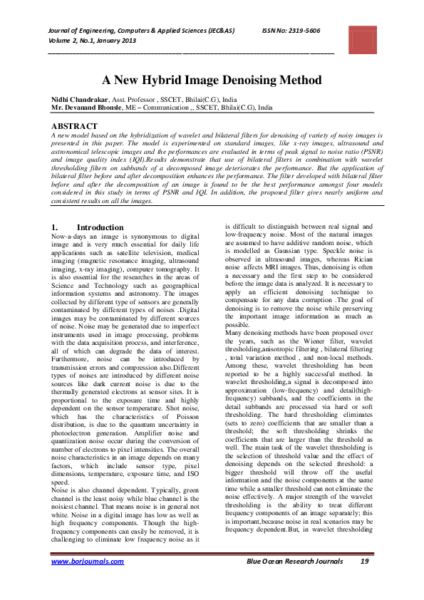 (PDF) A New Hybrid Image Denoising Method
