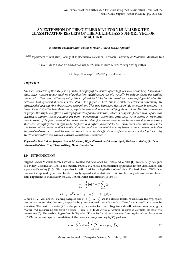 (PDF) An Extension of the Outlier Map for Visualizing the ...