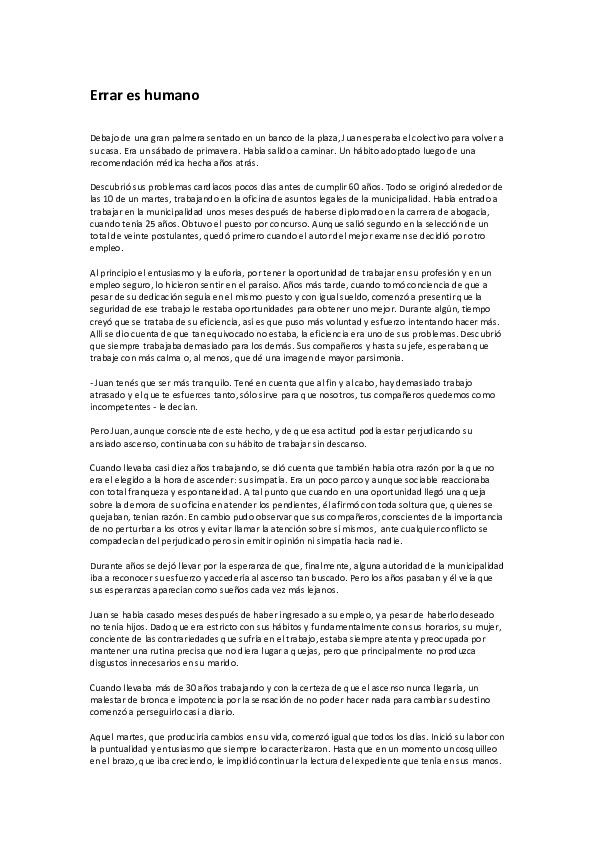 Pdf Errar Es Humano