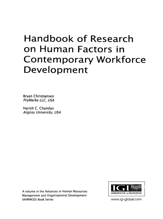 (PDF) Handbook of Research on Human Factors in Contemporary Workforce ...