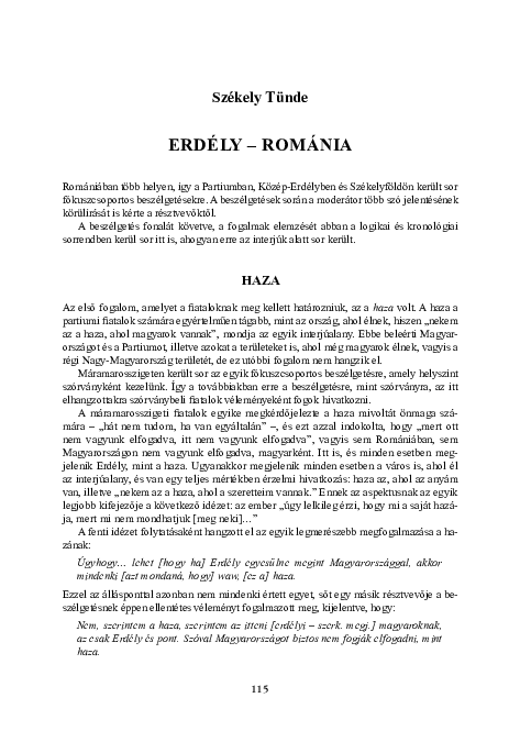 Pdf Erdély Románia