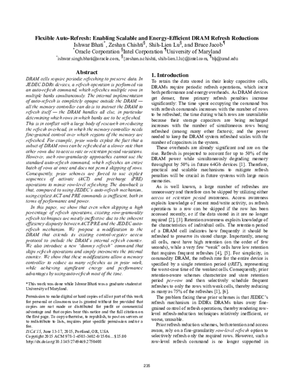 (PDF) Flexible auto-refresh