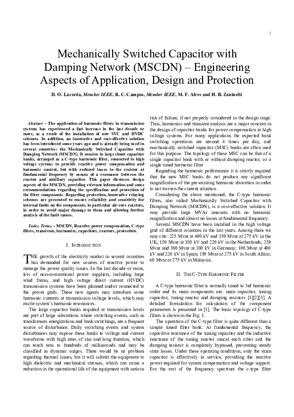 (PDF) Mechanically Switched Capacitor with Damping Network (MSCDN ...
