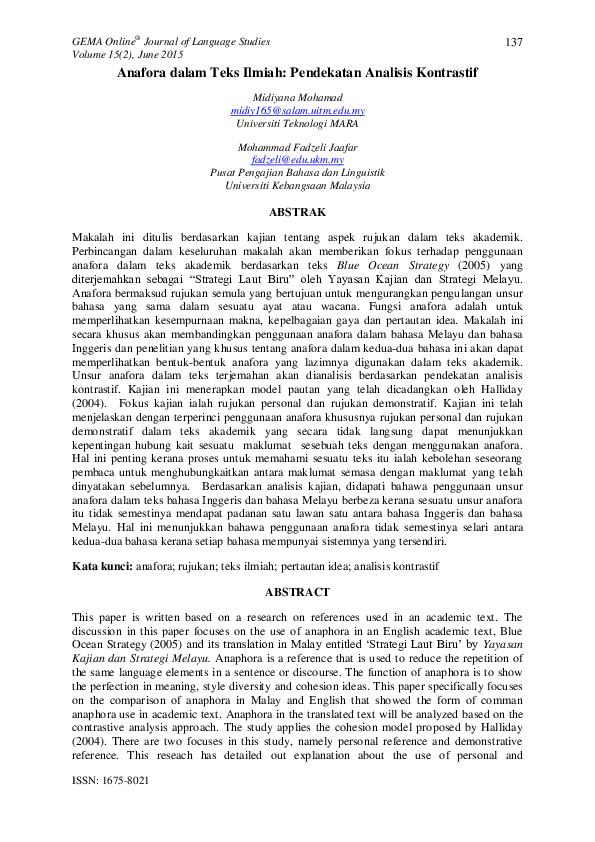  pdf anafora dalam teks ilmiah pendekatan analisis kontrastif