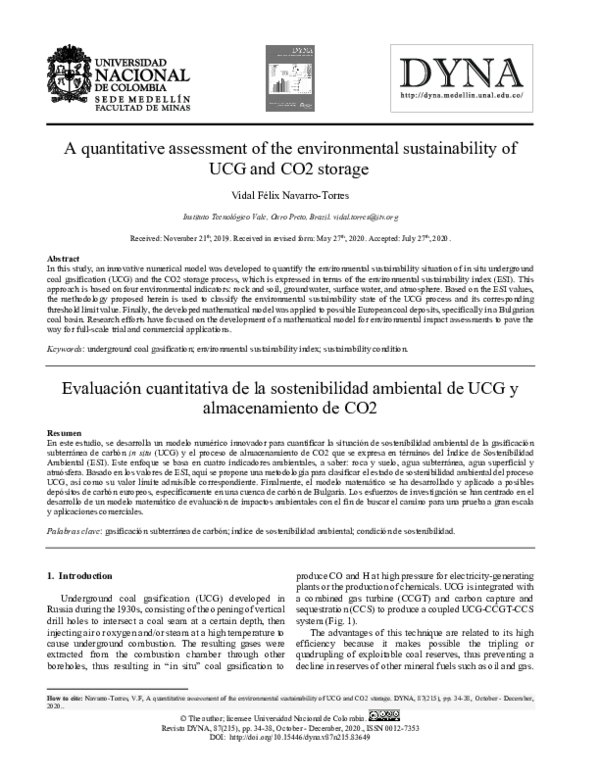 (PDF) A quantitative assessment of the environmental sustainability of ...