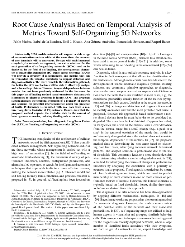 (PDF) Root Cause Analysis Based on Temporal Analysis of Metrics Toward ...