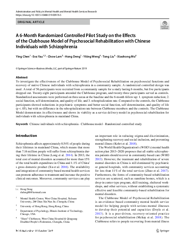 (PDF) A 6-Month Randomized Controlled Pilot Study on the Effects of the ...