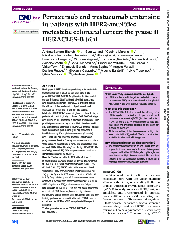 (PDF) Pertuzumab and trastuzumab emtansine in patients with HER2 ...