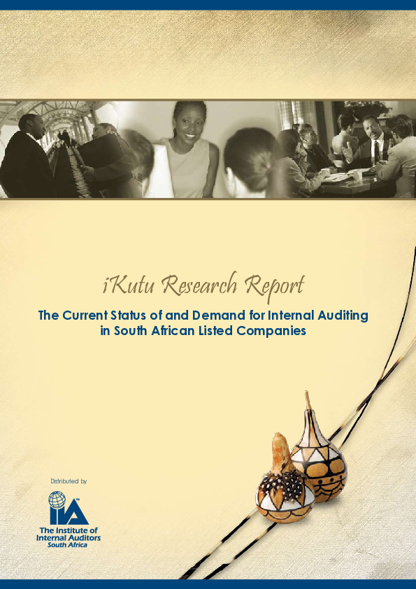(PDF) The current status of and demand for internal auditing in South ...