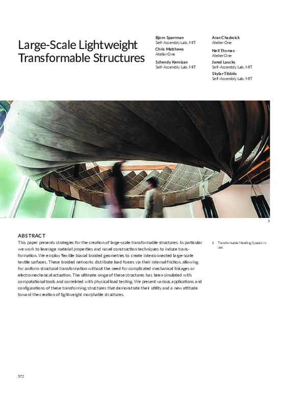 (PDF) Large-Scale Lightweight Transformable Structures