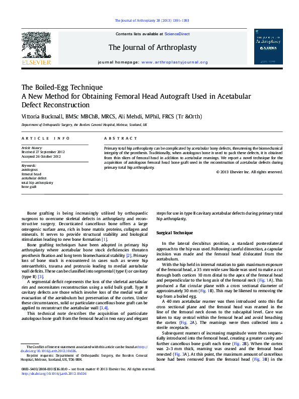 Pdf The Boiled Egg Technique Ali Asghar Mehdi Academia Edu