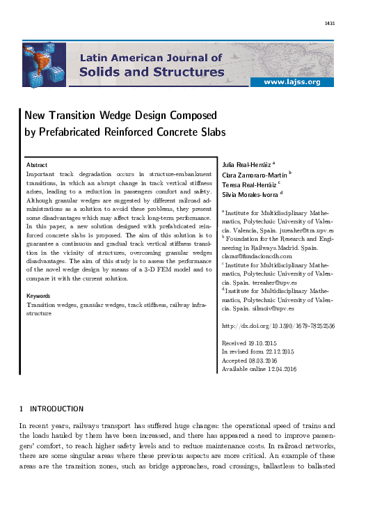(PDF) New Transition Wedge Design Composed by Prefabricated Reinforced ...
