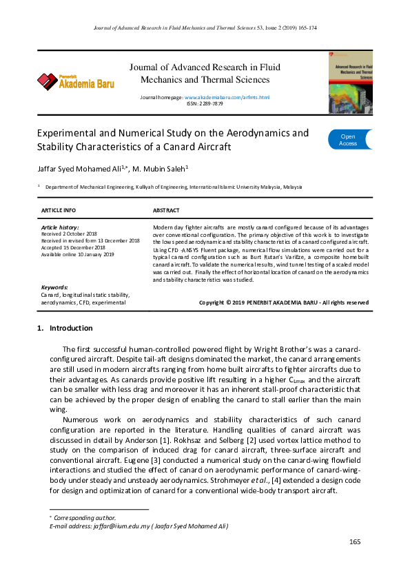 (PDF) Experimental and Numerical Study on the Aerodynamics and ...