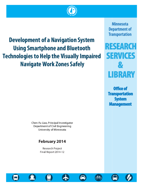 (PDF) Development of a Navigation System Using Smartphone and Bluetooth ...